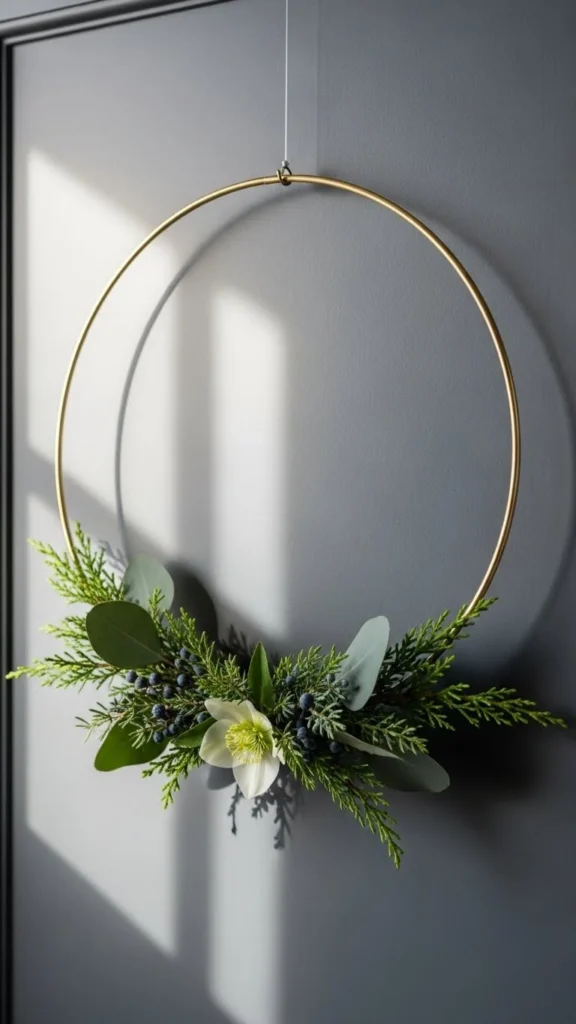 Minimalist Hoop Wreath