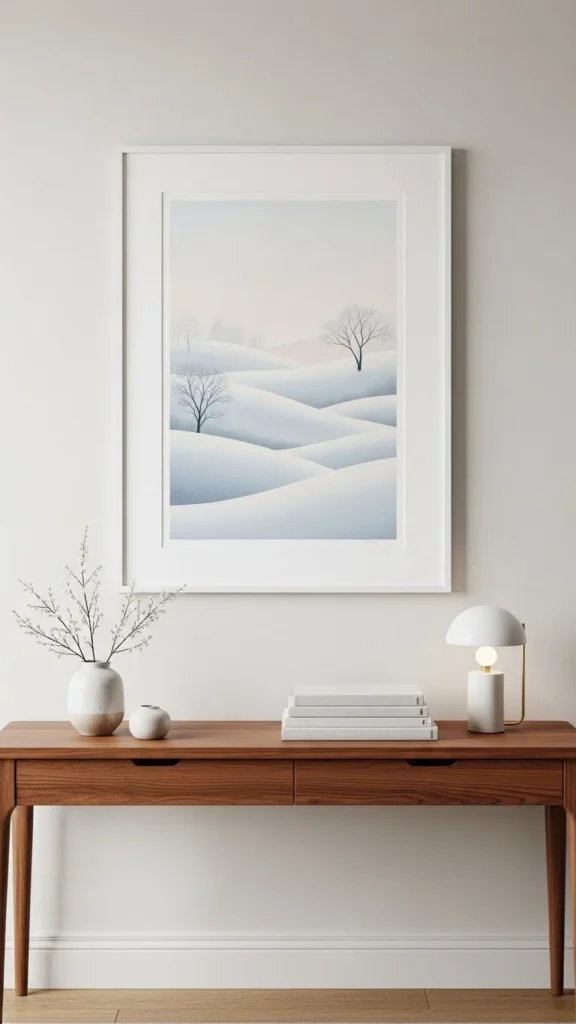 Minimalist Winter Artwork