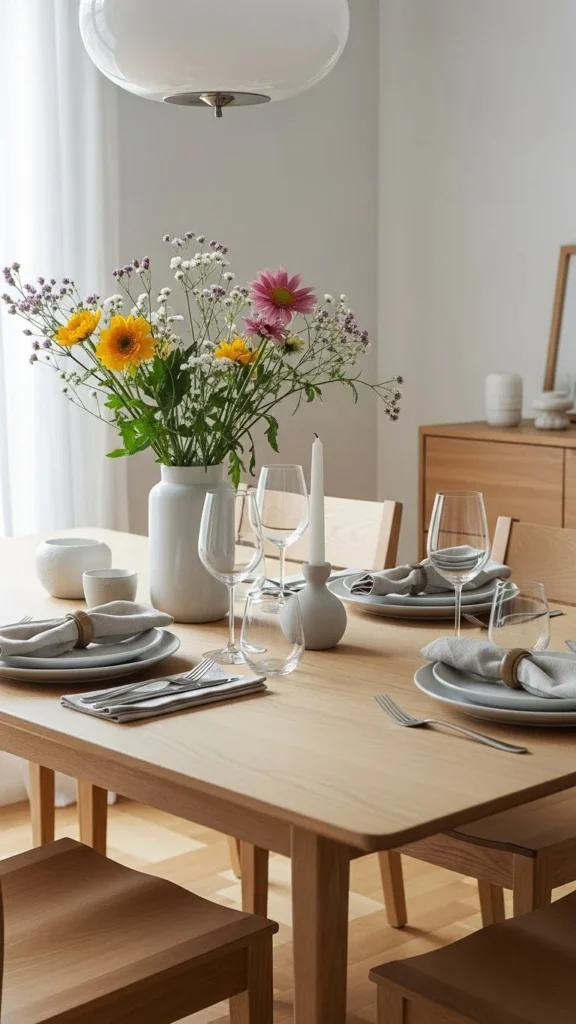 Minimalistic Table Setting