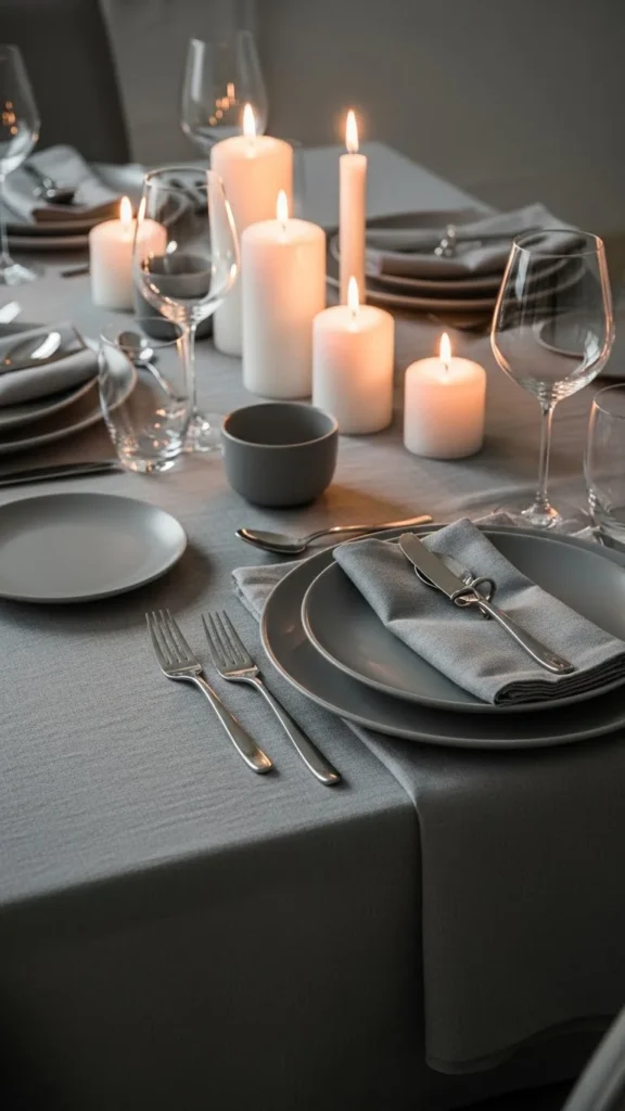 Modern All-Grey Setting