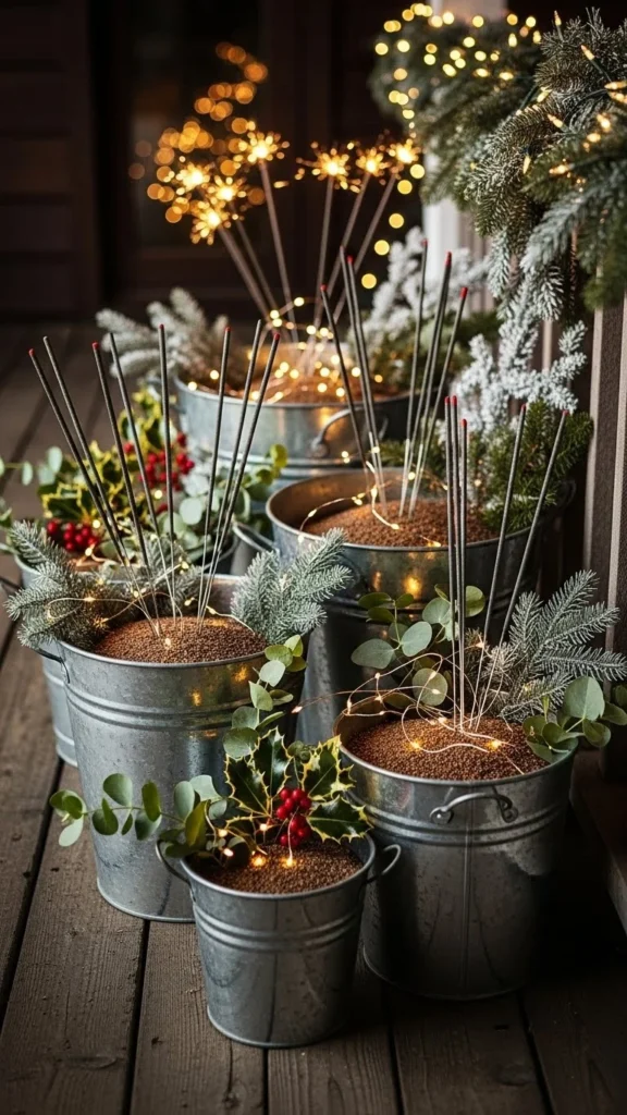 Neighborhood-Friendly Sparkler Buckets