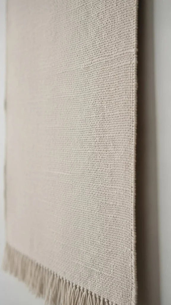 Neutral Fabric Wall Hanging