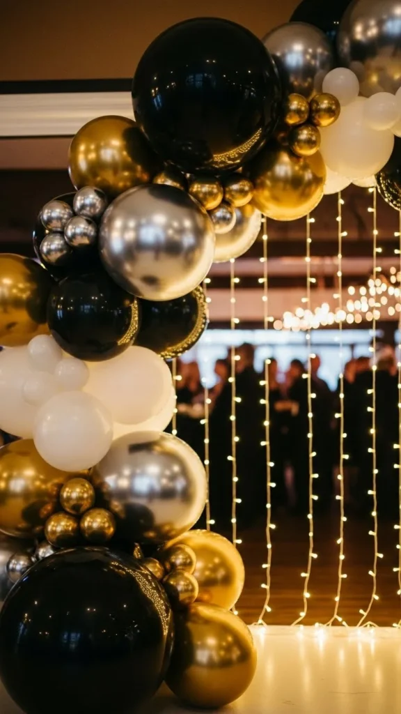 New Year Balloon Arch