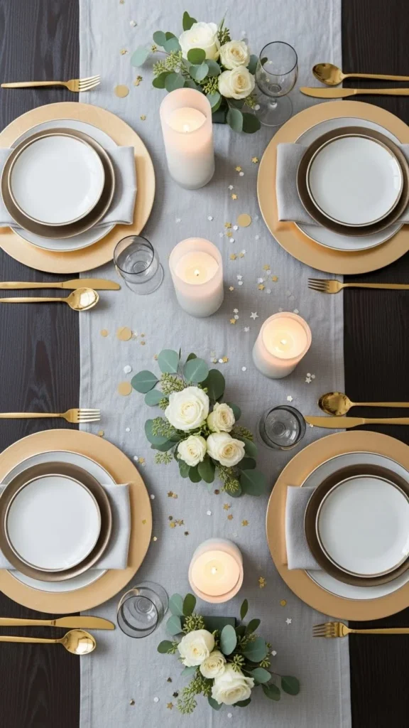 New Year Party Table Decor