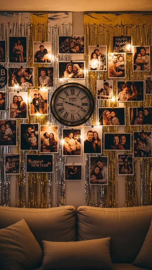 New Year Photo Wall Ideas