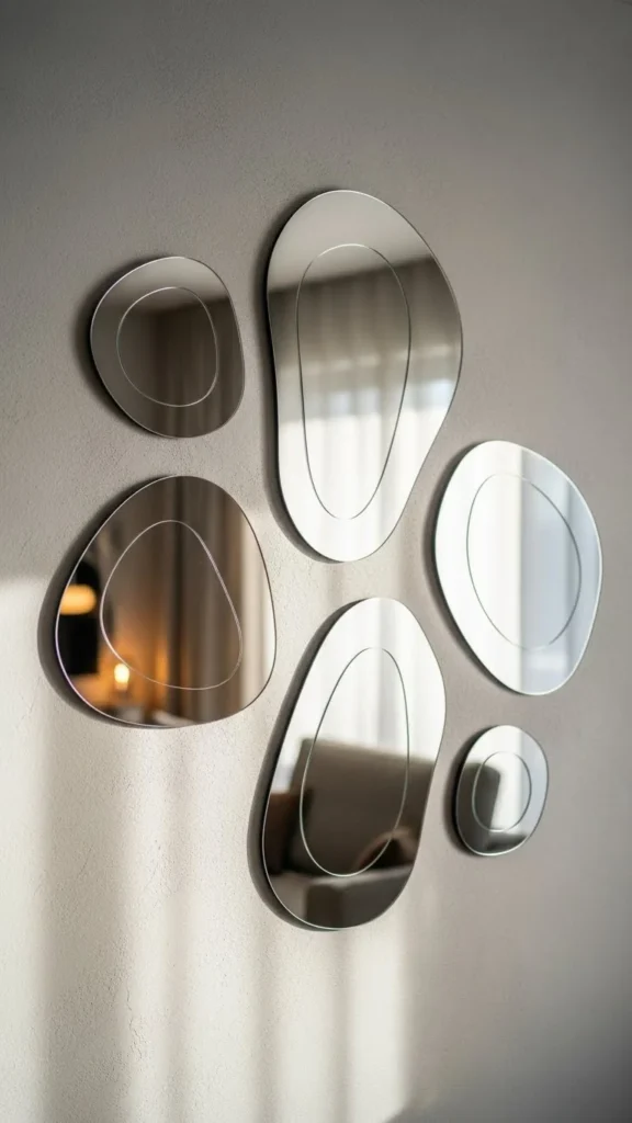 Organic Shape Wall Mirrors