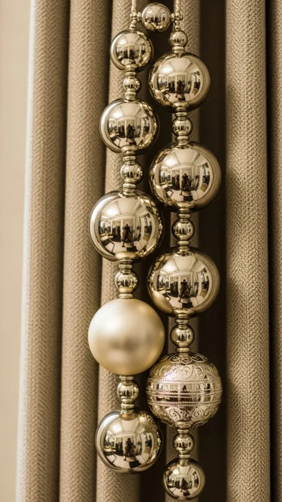 Ornament Curtain Tiebacks