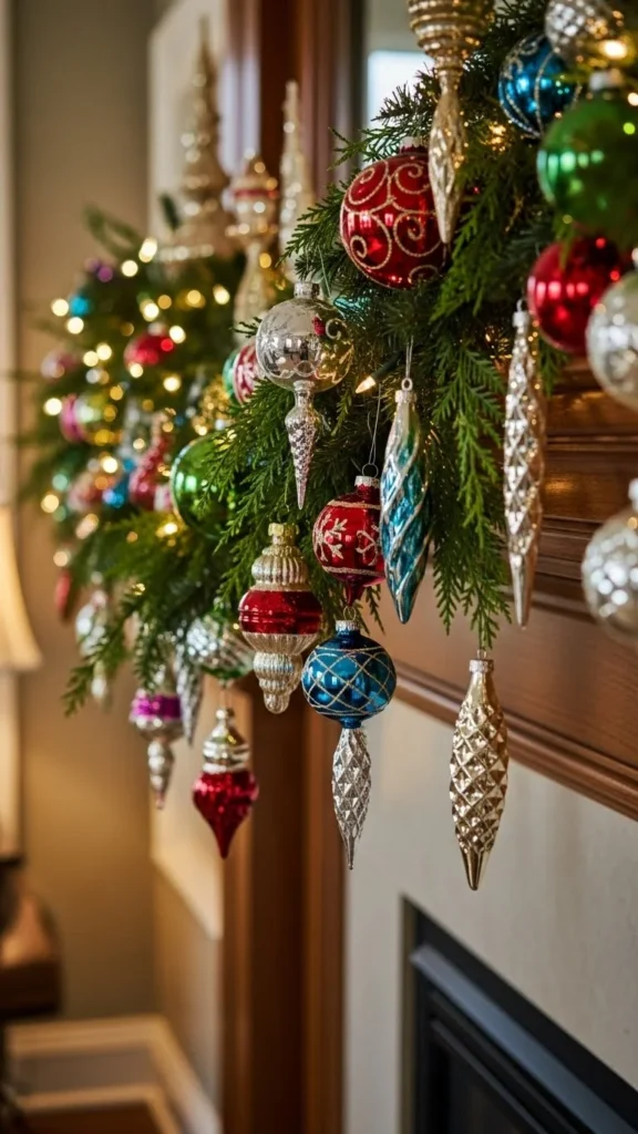 Ornament Garland Mantel