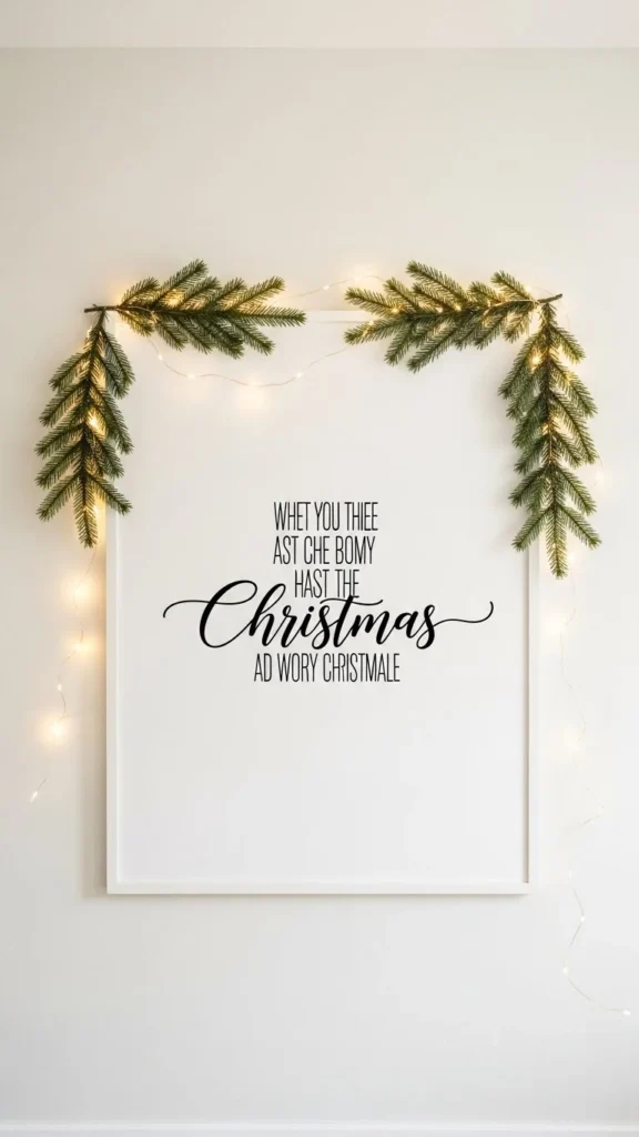 Oversized Christmas Quote Print