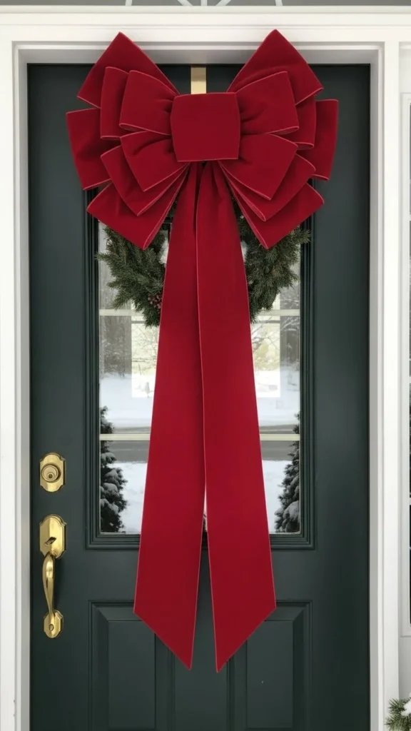 Oversized Statement Bow Door Topper