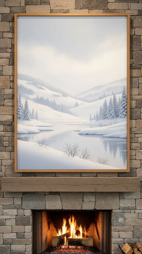 Oversized Winter Art Print