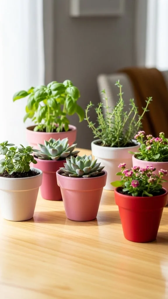 Painted Terracotta Pots