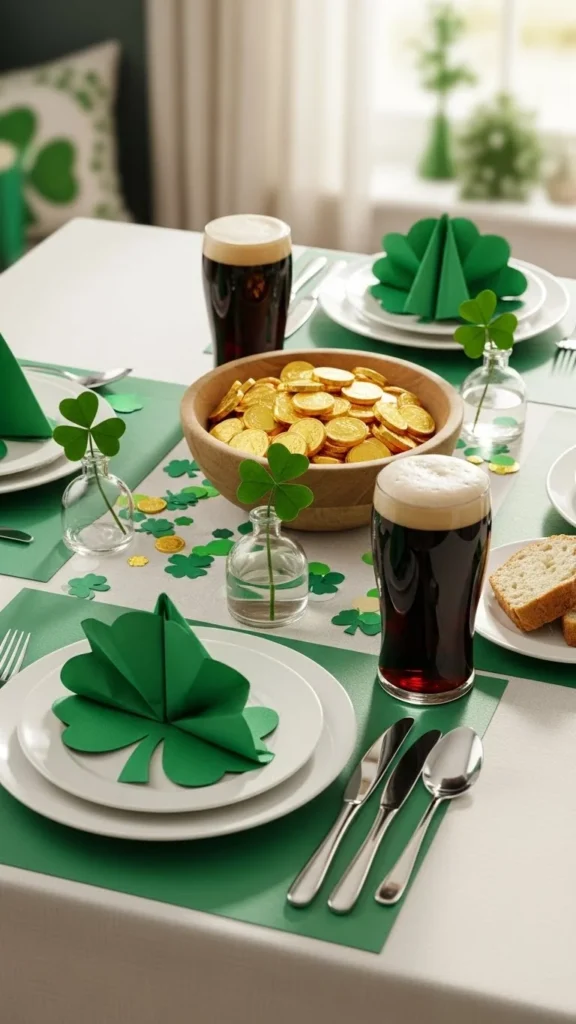 Paper Accents for Easy Cleanup