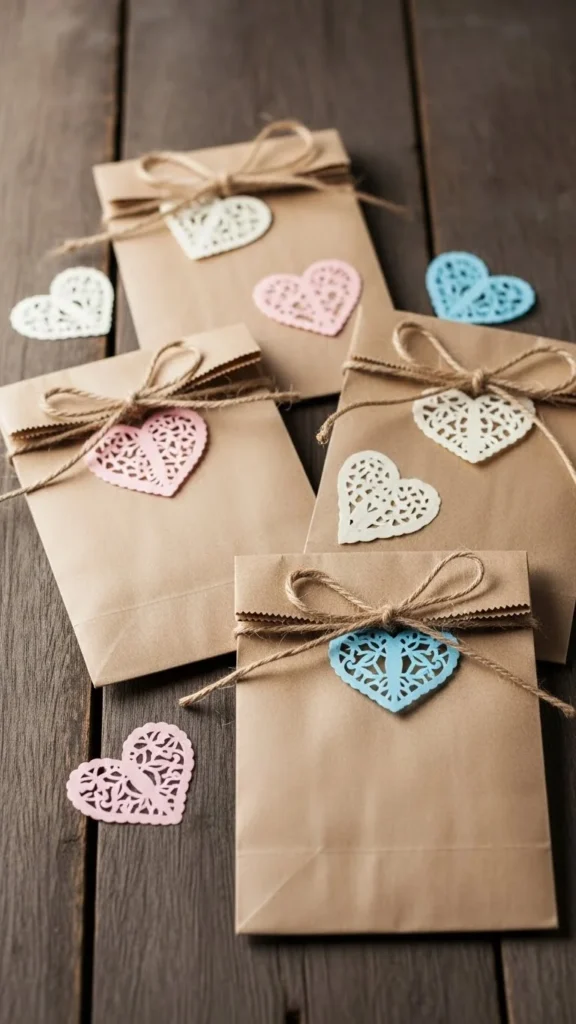 Paper Bag Gift Wrap Decor