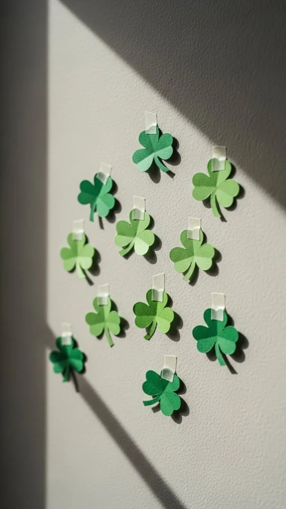 Paper Clover Wall Accents