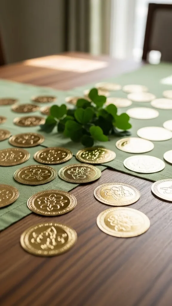 Paper Coin Table Scatter