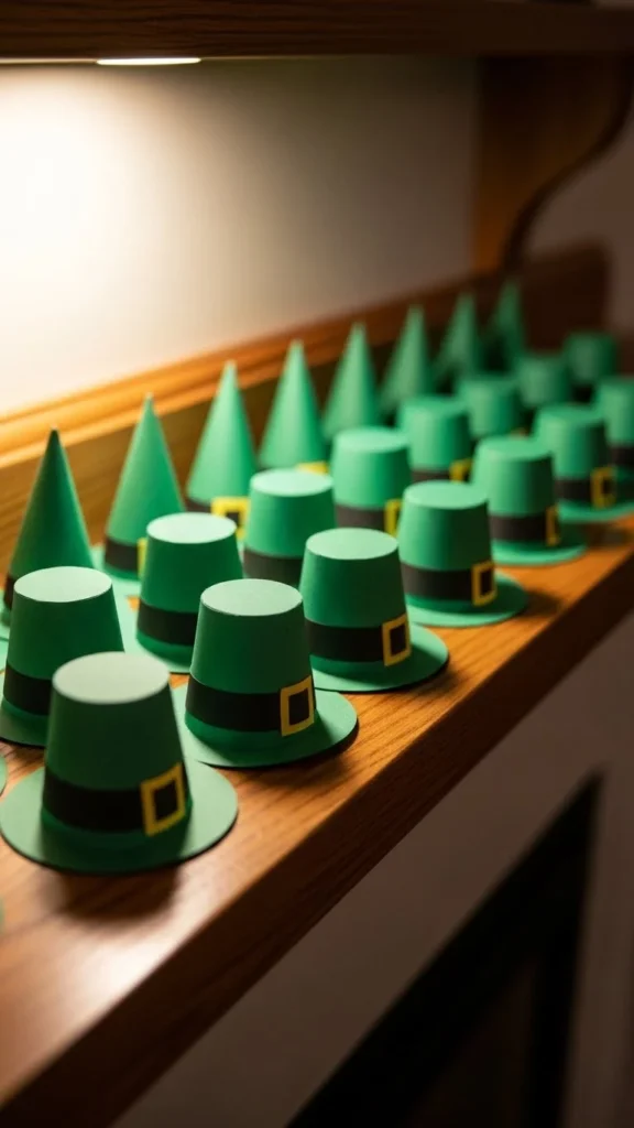 Paper Cone Leprechaun Hats