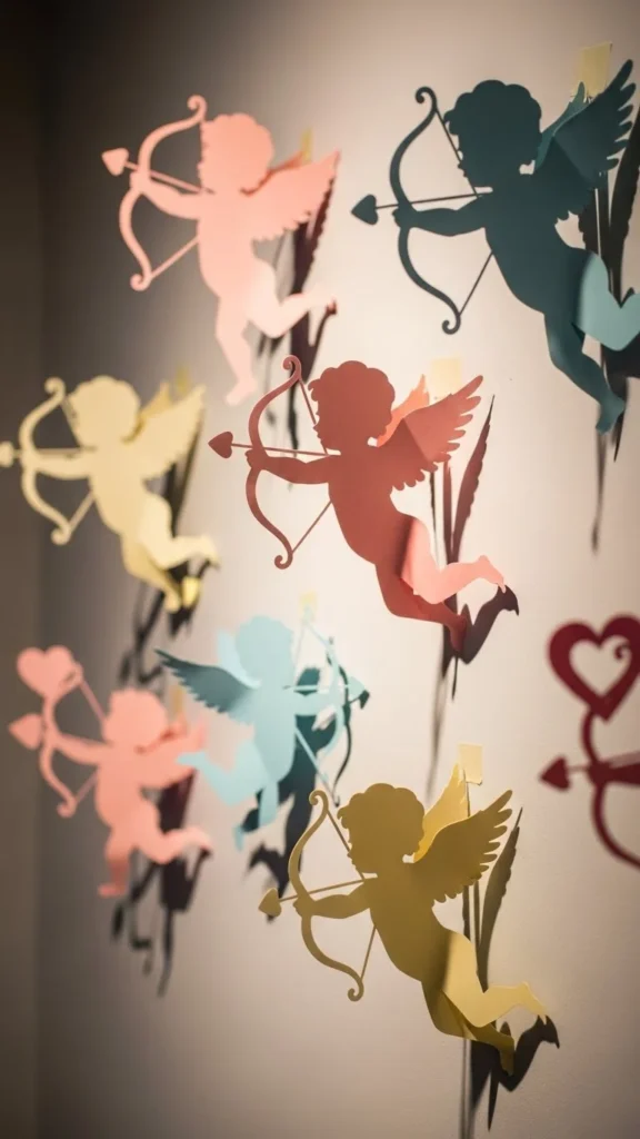 Paper Cupid Silhouettes