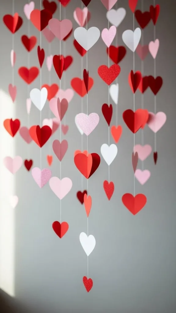 Paper Heart Cascade