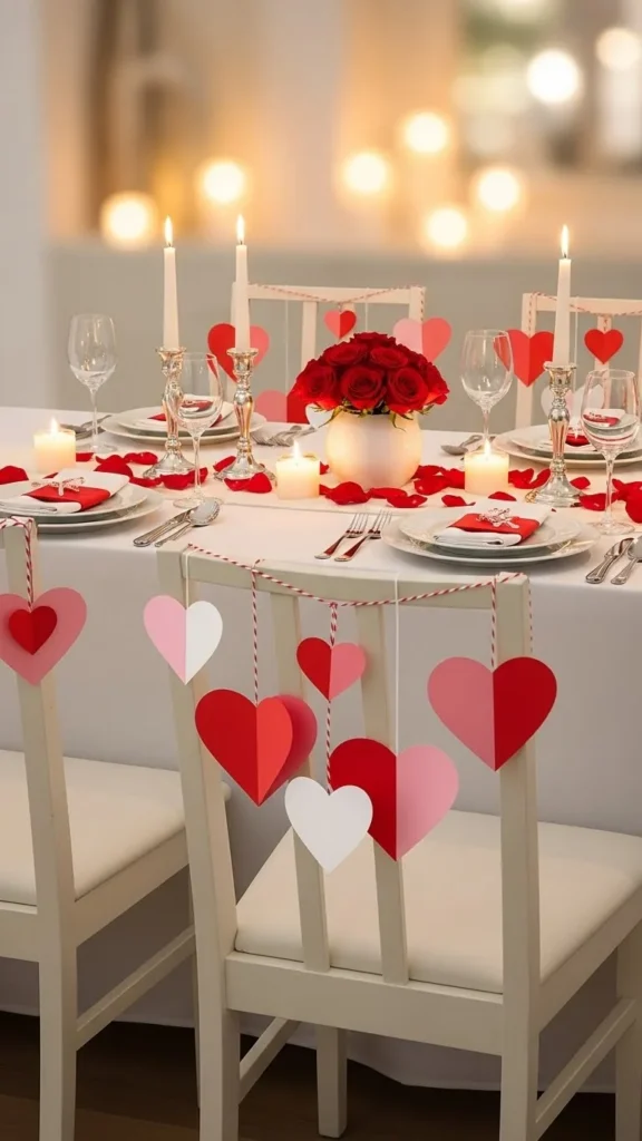 Paper Heart Chair Backs