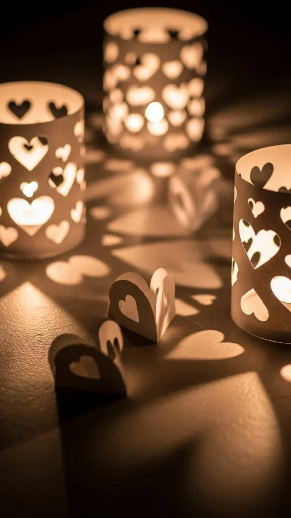 Paper Heart Lantern Wraps