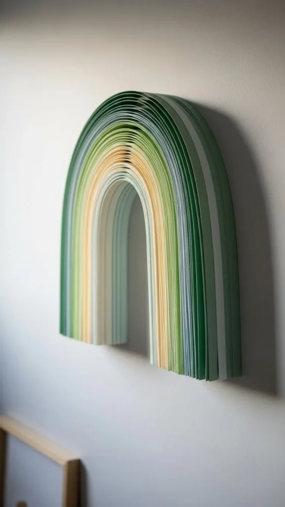 Paper Rainbow Wall Arch