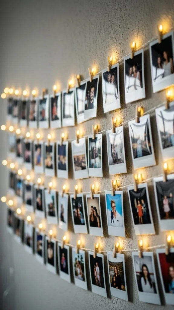 Photo Garland Memory Wall