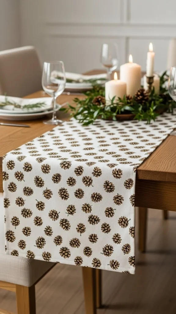 Pinecone Print Cotton