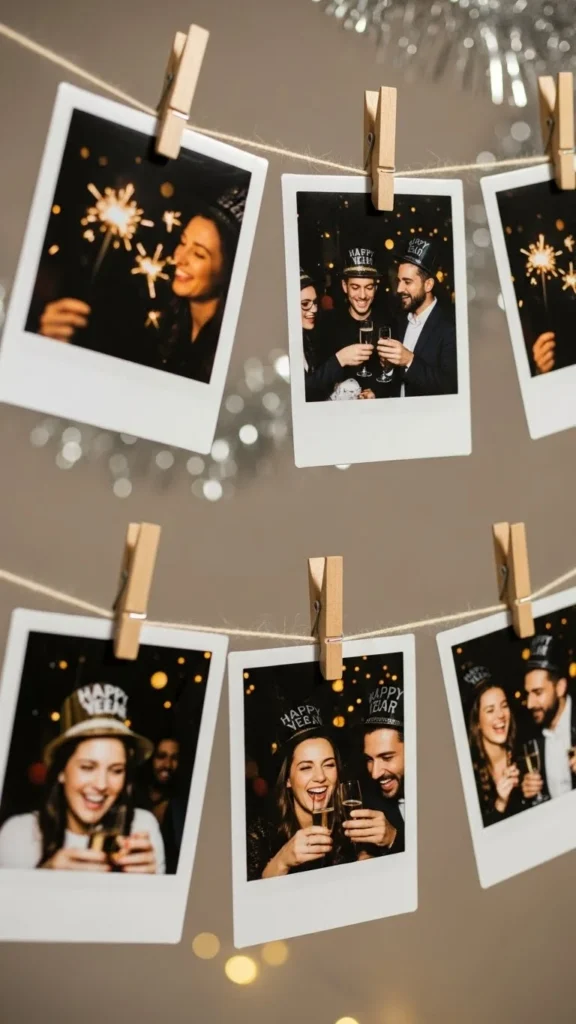 Polaroid-Style Snapshot Wall