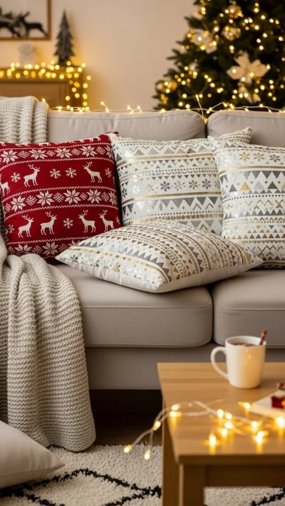Reversible Holiday Pillows