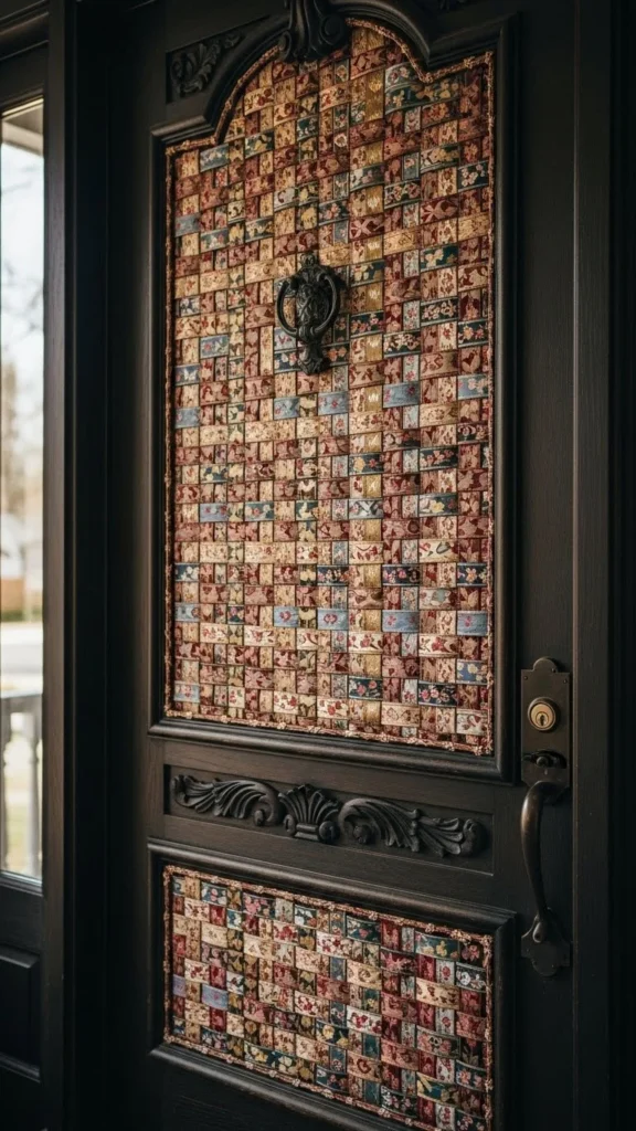 Ribbon-Covered Door Panels