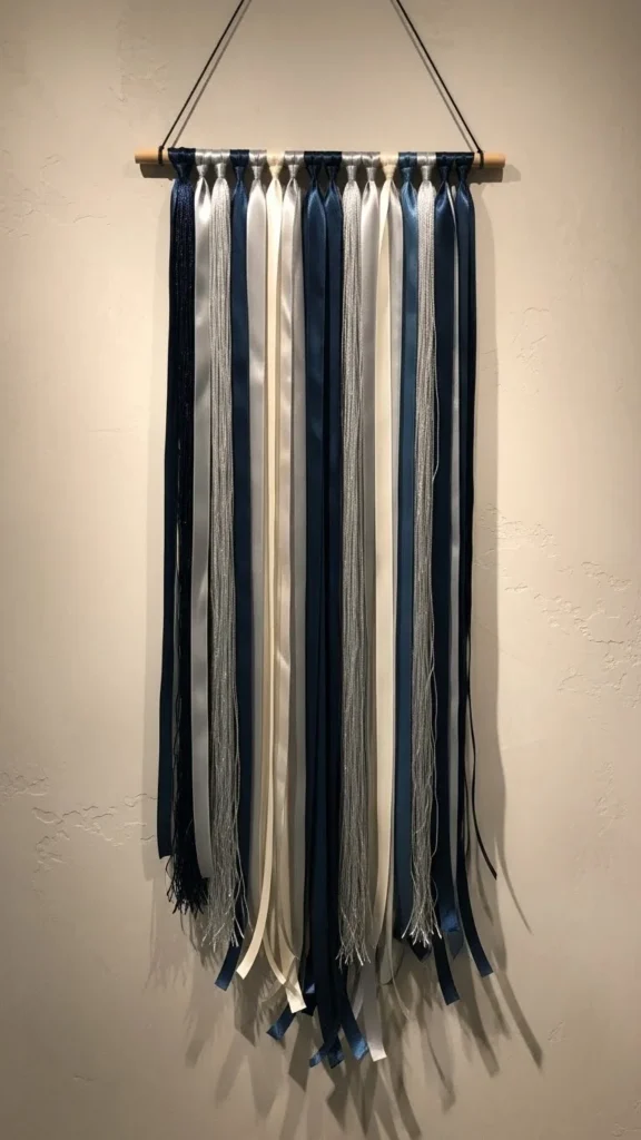Ribbon Tassel Wall Hanging