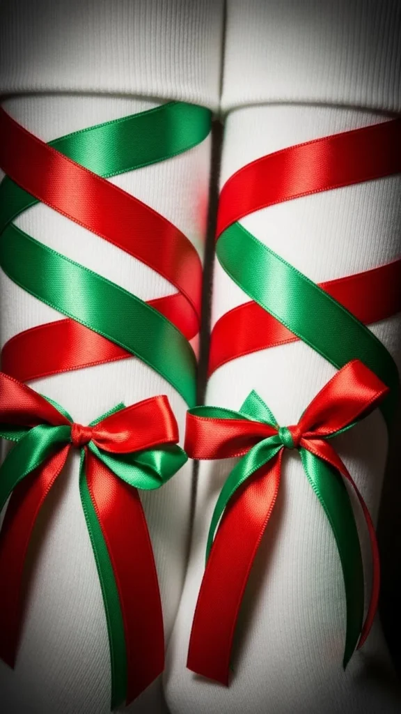 Ribbon-Wrapped Stockings