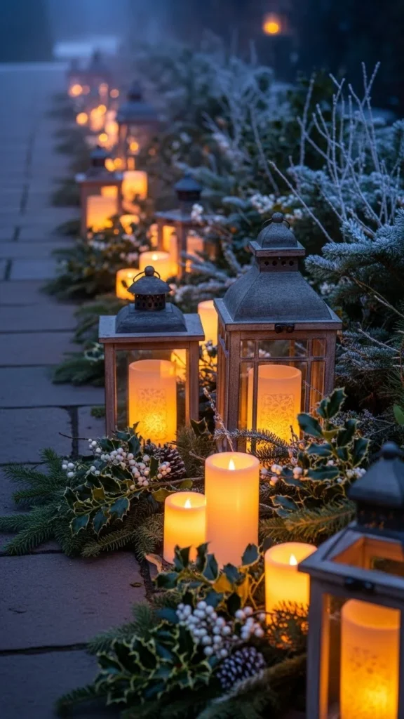 Romantic Candle Pathway for Evenings