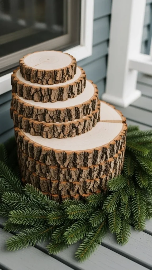 Seasonal Wood Slice Accents