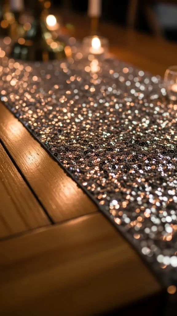 Sequin Table Runner