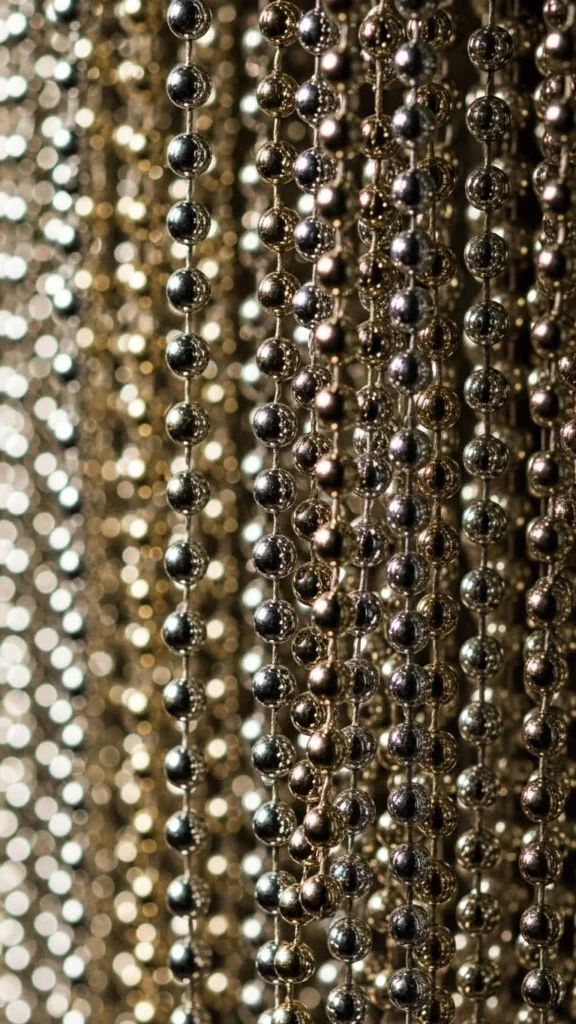 Shimmering Curtain of Beads