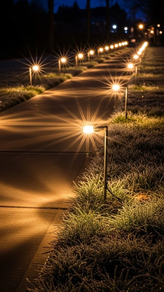 Sidewalk Star Bursts