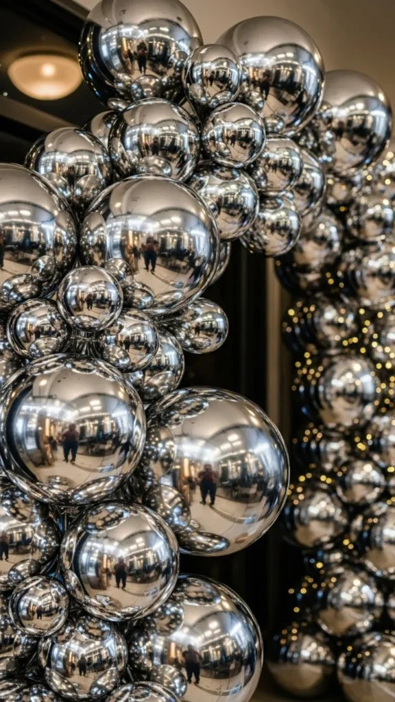 Silver Chrome Cluster Arch