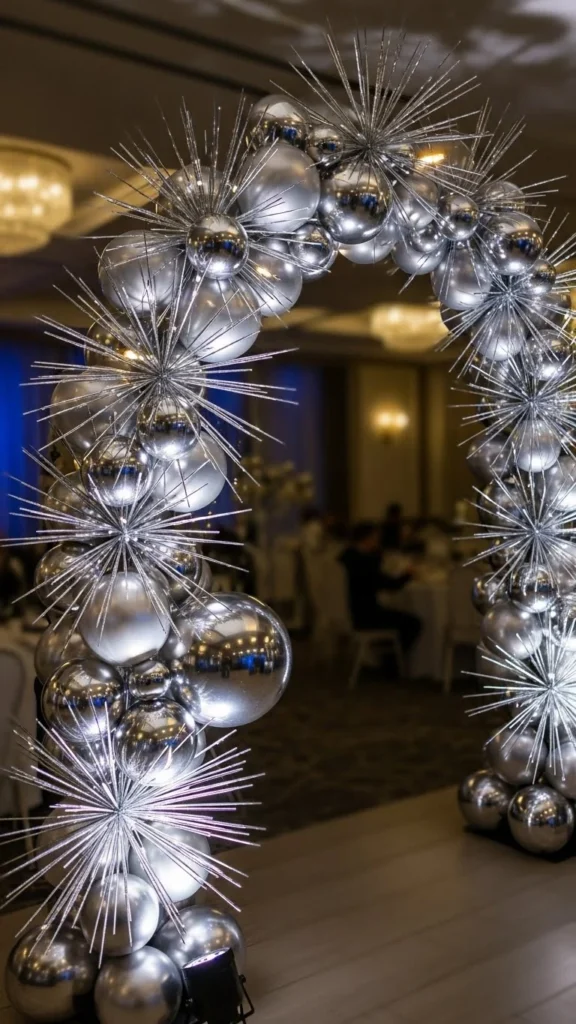 Silver Starburst Arch