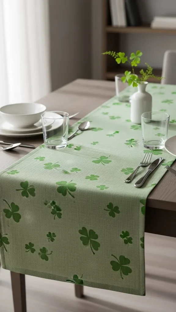 Simple Clover Table Runner
