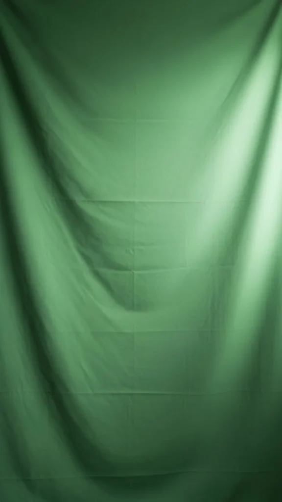 Simple Green Sheet Backdrop