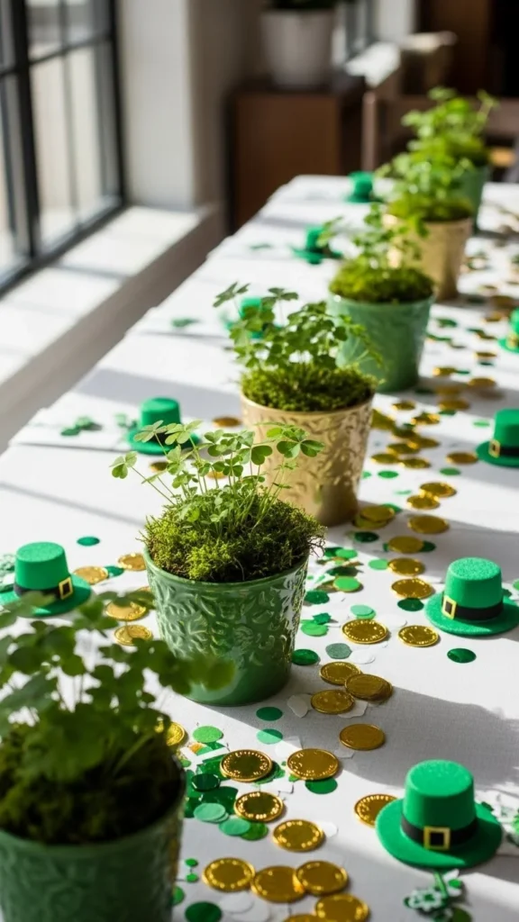 Small Potted Plants as Decor