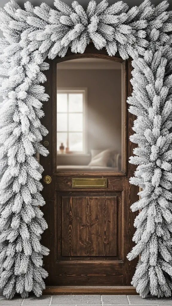 Snowy Branch Frame Border