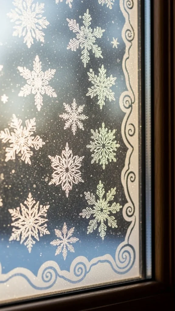 Snowy Window Decals
