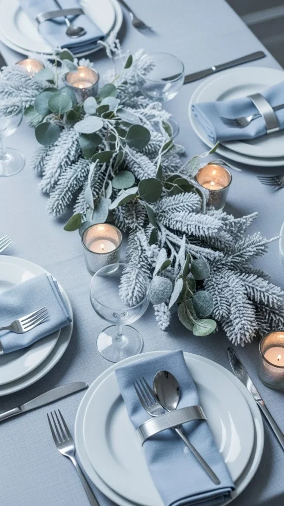 Soft Blue & White Winter Color Palette