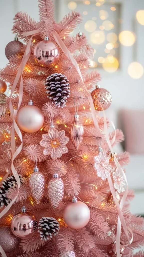 Soft Blush Pink Tree