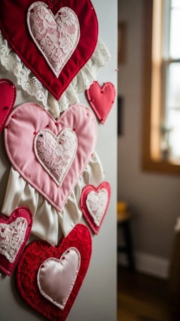 Soft Fabric Heart Wall
