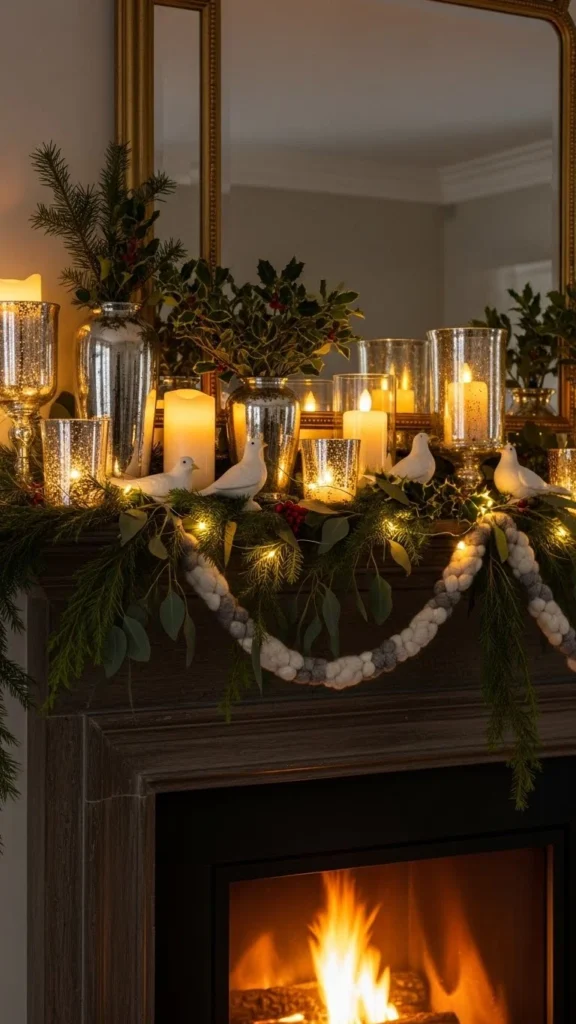 Soft Fairy-Light Mantel