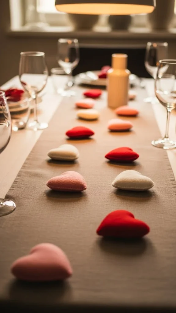 Soft Felt Table Runner Accents